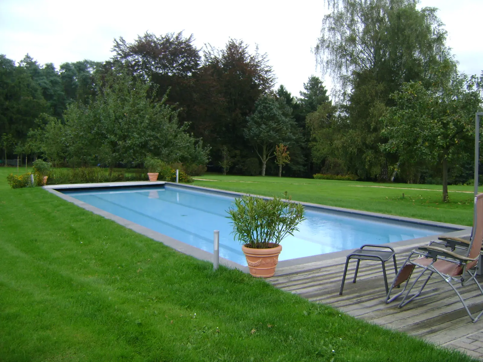 Lang zwembad in een boomgaard (foto 3 van 5)